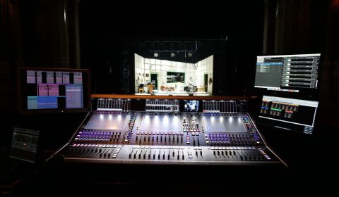 Million Dollar Quartet from behind Digico SD7T Mixing Console